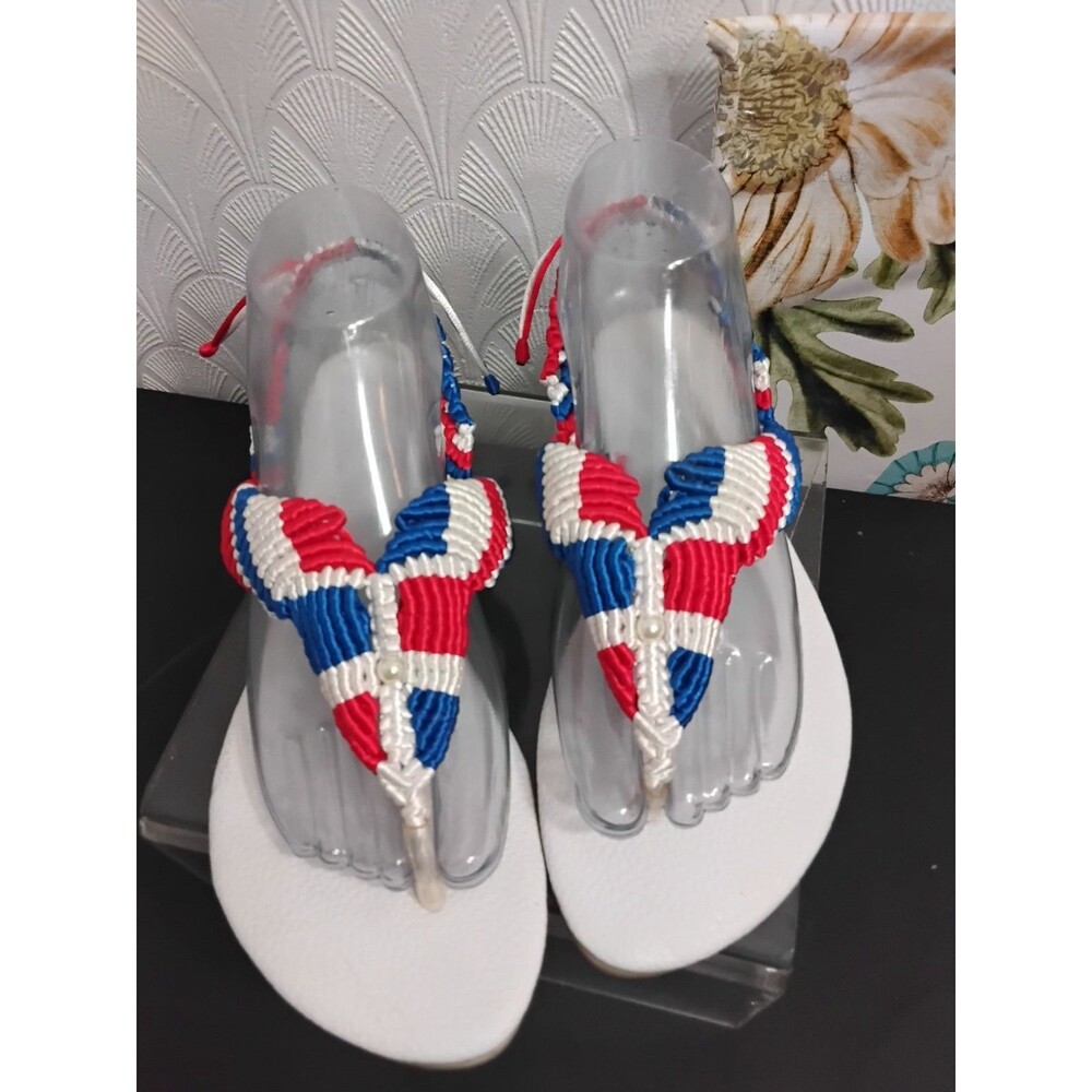 unbranded sandals red white blue  Size 39